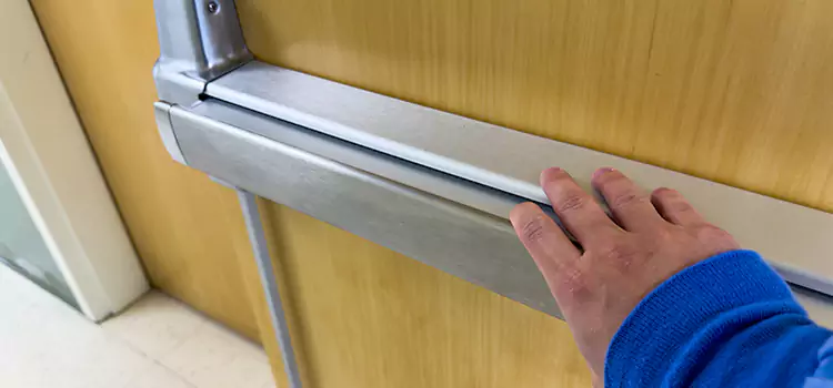 Installing a Push Bar on a Door Blacksburg